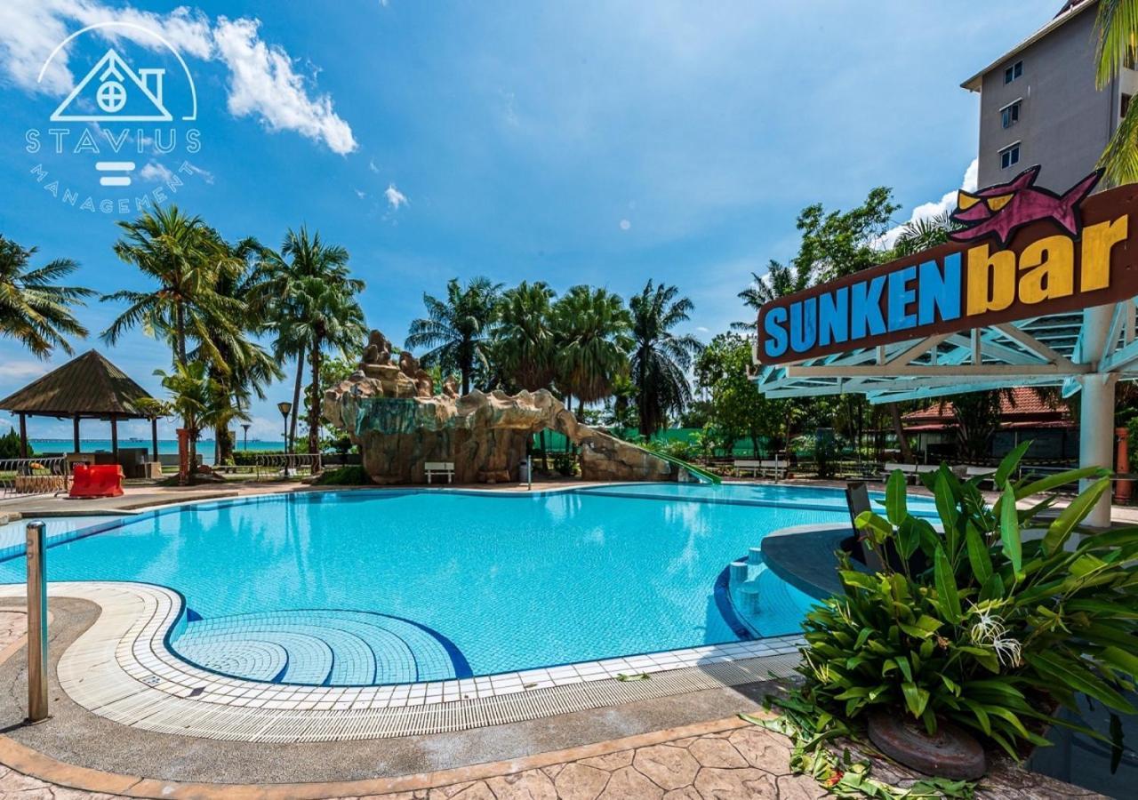 Port Dickson 6Pax 2Br Glory Beach Resort Seaview Buitenkant foto