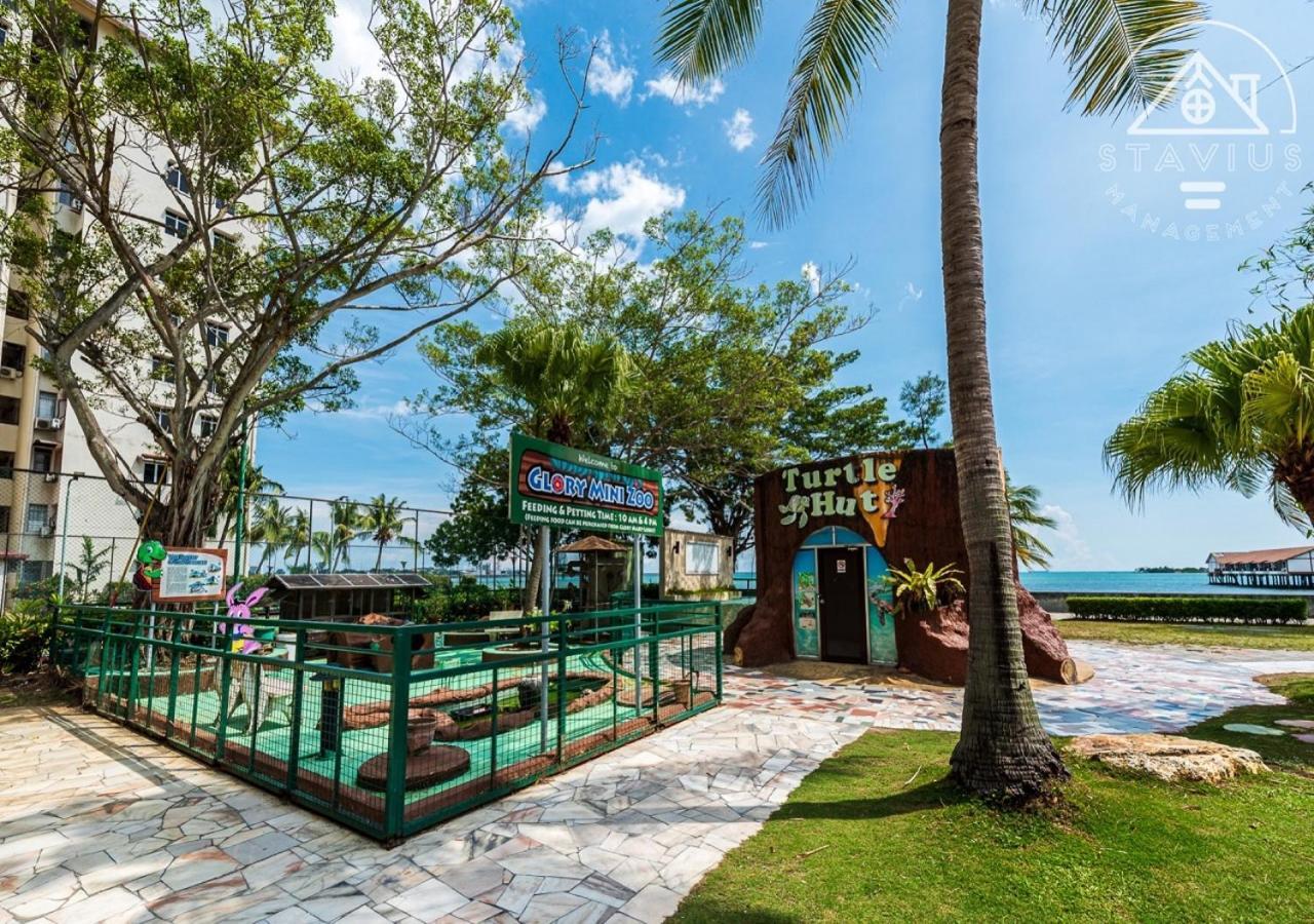 Port Dickson 6Pax 2Br Glory Beach Resort Seaview Buitenkant foto